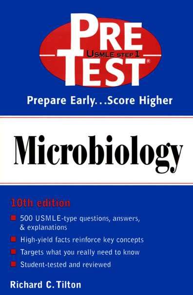 Usmle Pretest Microbiology 10th Ed R Tilton 2002 Microbiology