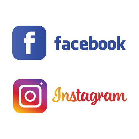 Facebook Instagram Logo Pictogram Vector 6959704 Download Free