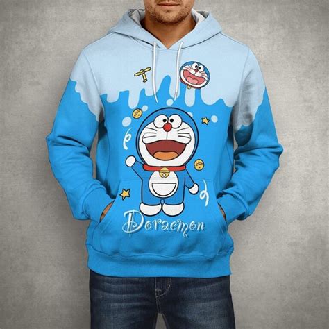 Doraemon Hoodie 3d Printed Free Shipping