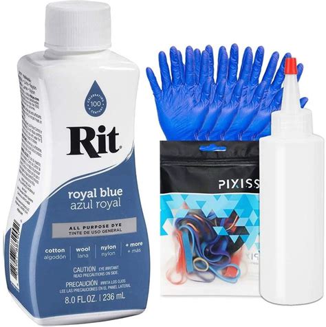Royal Blue Rit Dye Liquid Royal Blue All Purpose Dye 8oz Etsy Tie