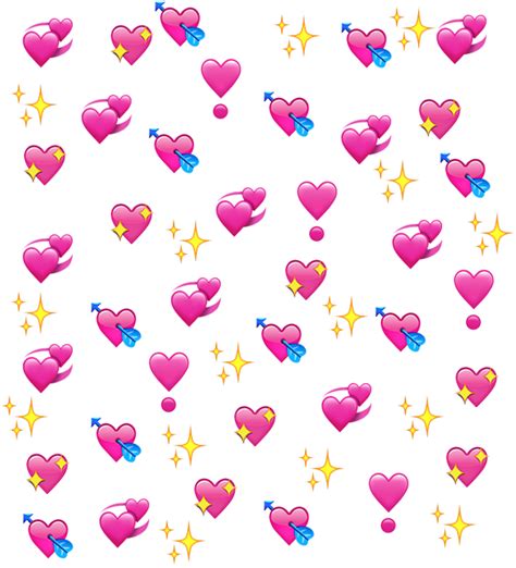 Pink Heart Emoji Wallpaper