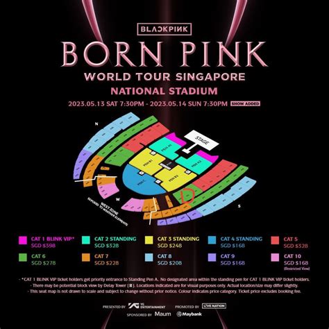 Blackpink Ticket Singapore 2023 National Stadium Tickets And Vouchers Event Tickets On Carousell