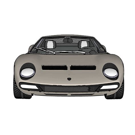 Stl File Lamborghini Miura 🚗・3d Printable Model To Download・cults