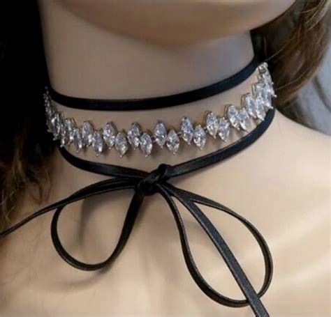Bracciali Oro Diamante E Perla Black Velvet Choker Necklace Velvet