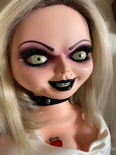 Pin De Isabela Vitória En Make Temática Maquillaje De Cara De Halloween La Novia De Chucky