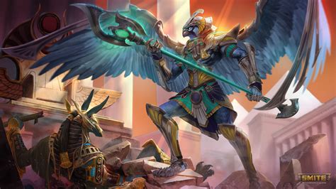 Egyptian Gods Horus And Set Joining Smite Sand And Skies Update Miketendo64