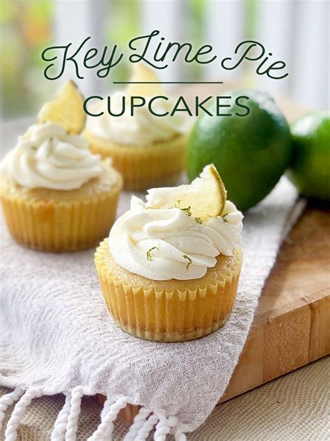 Key Lime Pie Cupcakes With Candied Lime Slices Lexis Rose Recipe