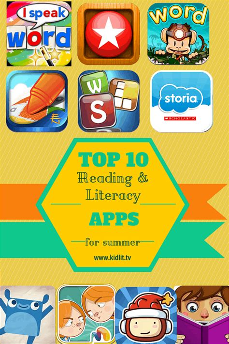 The Top 10 Reading And Literacy Apps For Summer Kidlit Tv