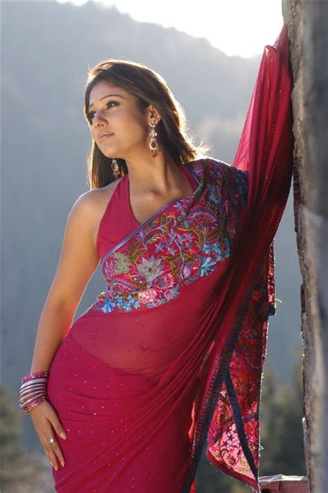 Nayanthara Sexy Navel Show In Saree Actress Photos Stills Wallpapers
