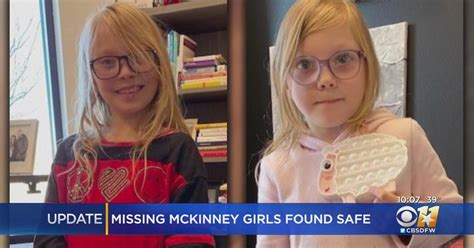 Amber Alert Discontinued After McKinney Girls Found Safe CBS Texas