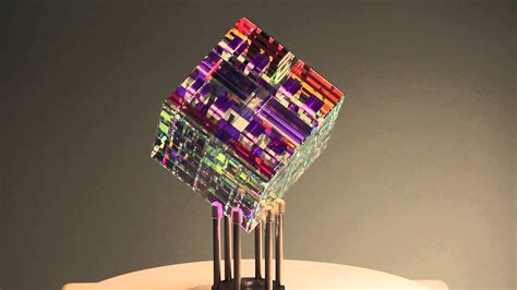 Chroma Cube Glass Sculpture By Jack Storms YouTube