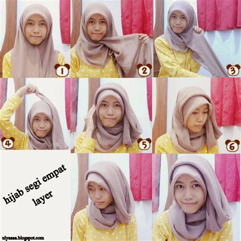 Konsep 21 Tutorial Hijab Wisuda Simple Segi Empat