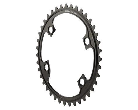 Shimano Dura Ace Fc R9100 Chainrings Black 2 X 11 Speed 110mm Bcd
