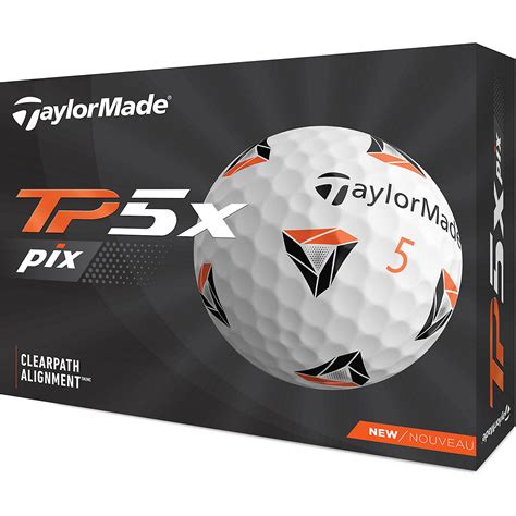 Taylormade 2021 Tp5x Pix Golf Balls 12 Pack Academy