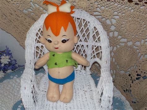 Pebbles Doll Flintstones Doll Hanna Barber 1995 Etsy Etsy