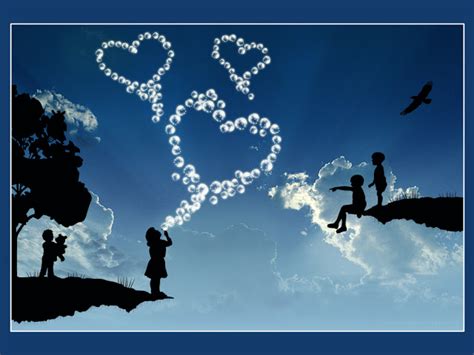 Blue Love In The Sky Wallpaper Cool Sky Wallpapers Rebsays