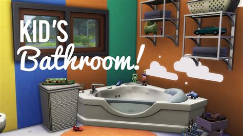The Sims 4 Room Build — Kids Bathroom Youtube
