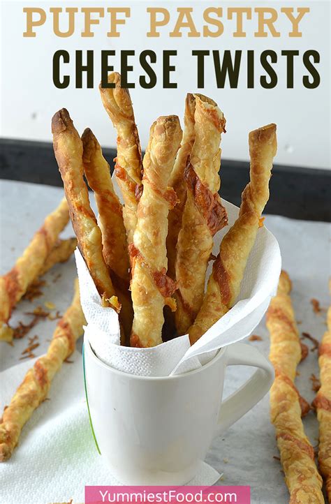 Puff Pastry Cheese Twists Recipe From Yummiest Food Cookbook