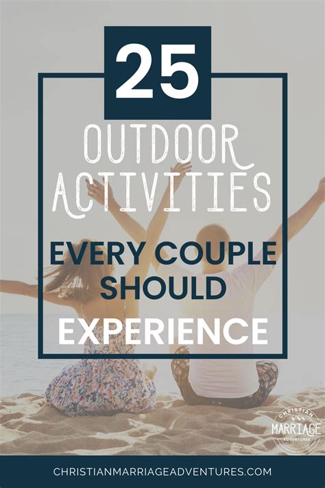 25 Outdoor Activities Every Married Couple Should Experience Fun