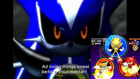 Sonic Heroes Last Story Final Boss Metal Overlord No Damage A Rank