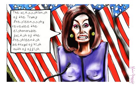 Nancy Pelosi Impeachment Hearing Political Cartoon For Donald Trump Political Cartoon