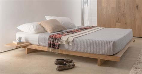 Each solid wood bed frames include sixteen to eighteen wooden slats with two inch spacing to provide support for any standard, latex, or memory foam mattress. Low Fuji Attic Platform Bed (No Headboard) | Get Laid Beds