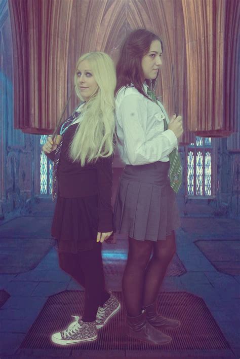 Duel Time Luna Lovegood Pansy Parkinson Cosplay By Missweirdcat On Deviantart