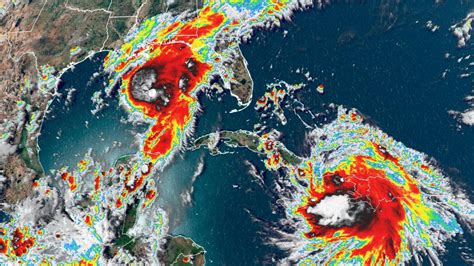 Marco Strengthens To A Hurricane With Tropical Storm Laura Close Behind
