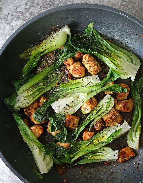 Easy Chicken And Baby Bok Choy Recipe Savory Spin