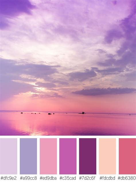 Color And Material Palettes Sunset Color Palette Color Schemes Colour