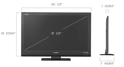 Sharp Lc 32le440m 32 Multi System Led Tv 110 220 240 Volts Pal Ntsc