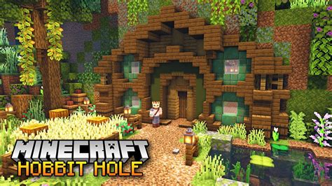 How To Build An Awesome Hobbit Hole In Minecraft [tutorial] Youtube