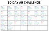 Ab Workout June Pictures
