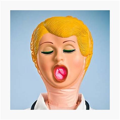Blow Up Doll Face Photographic Print For Sale By Droomclothingco