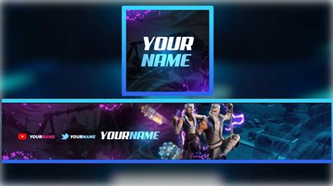 Free Fortnite Youtube Banner Logo Template Download Link Free