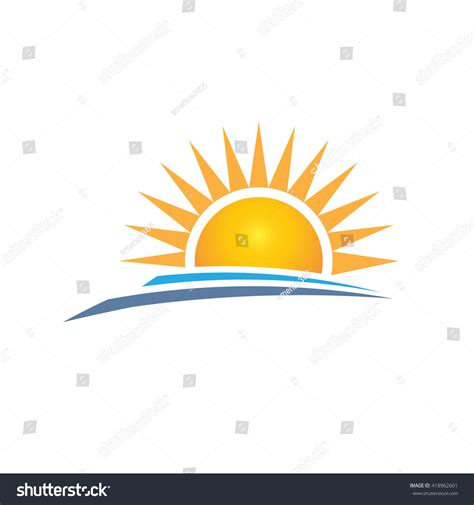 Sunrise Logo Design Vector Graphic Design 418962601 Shutterstock