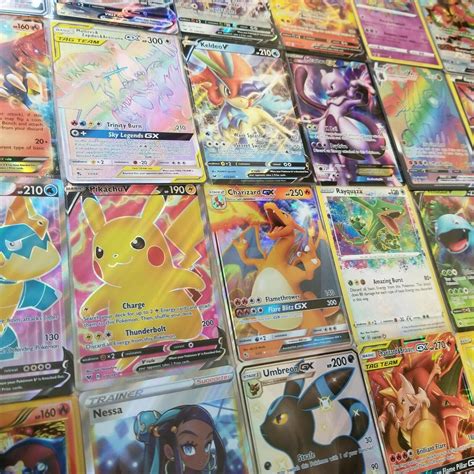 Toys Hobbies HOLOS GX EX MEGA Pokemon Card Lot OFFICIAL TCG Cards Ultra Rare Included