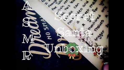 🦊 asmr summer secret santa unboxing 🦊 youtube