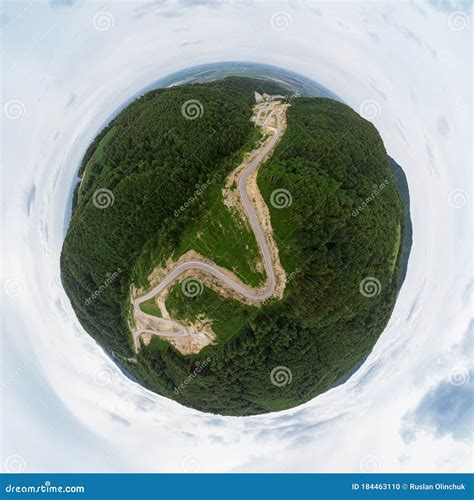 360 Spherical Panorama Stock Photo Image Of Asphalt 184463110