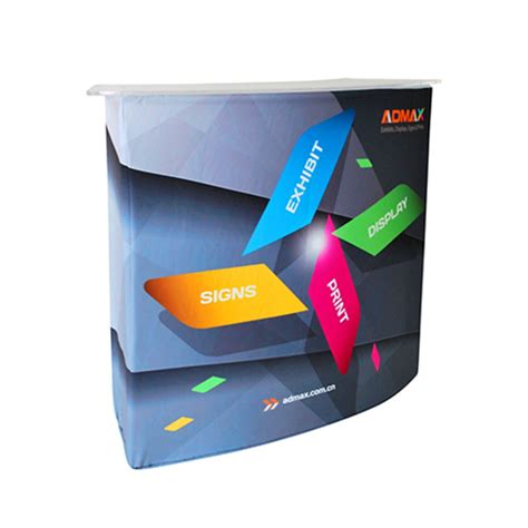 Curve Trade Show Counters And Custom Podiums Lush Banners