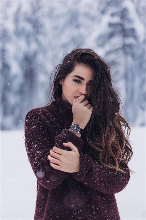 Top Beautiful Girls Winter Snow HD Wallpaper Hottest Sexiest Busty Women In Snow Falling