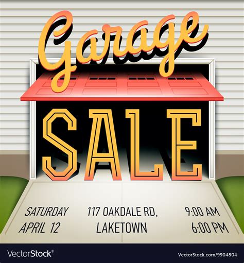 Sample Garage Sale Flyer The Document Template