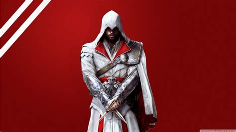 Fond Décran Anime Rouge Mode Assassins Creed Vêtements Costume