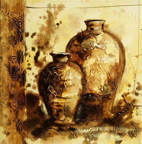 Estos movimientos fueron un importante precursor de los movimientos abstractos que finalmente dominaron el mundo del arte en el siglo xx. Cuadros modernos, cuadros de bodegones, 30x30 Las tinajas