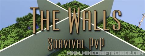 Minecraft Pvp Survival Duvarlar Haritası The Walls