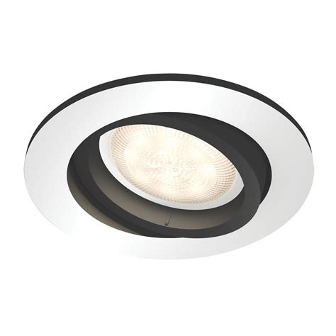 Philips Hue Milliskin Adjustable Head Gu10 Led Recessed Smart Lighting