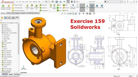 Solidworks Tutorial For Beginners Exercise 159 Youtube