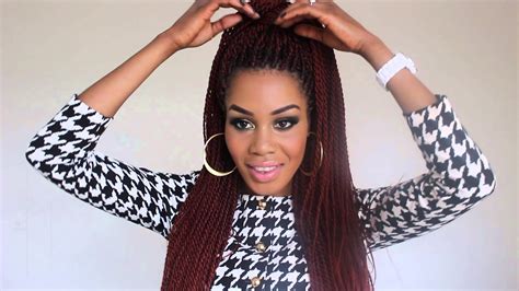 Learn how to create and care for this simple, fun look. 3 Ways to Style Senegalese Twists - YouTube