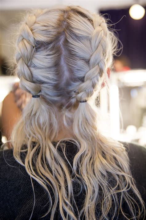 This french braid hairstyle for men is not only good looking, but it's also very practical. Double French Plaits - Honestly WTF