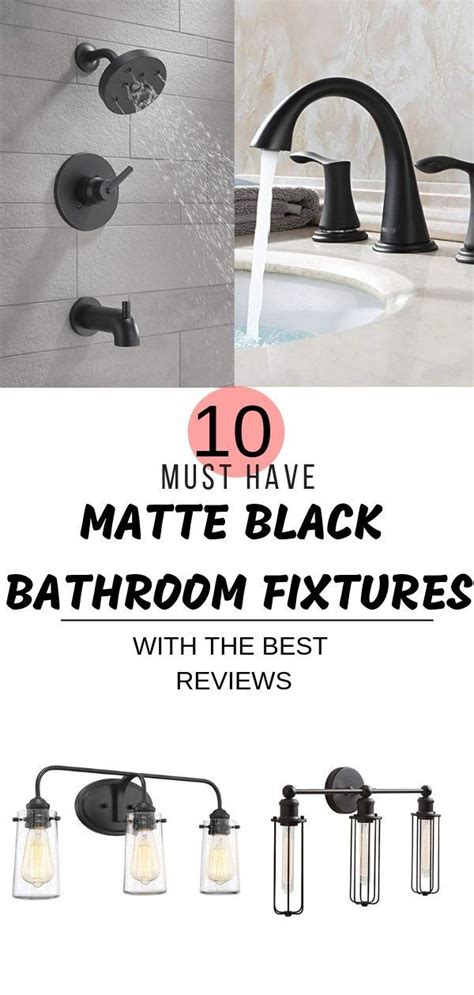 Must Have Matte Black Bathroom Fixtures With The Best Reviews Matte